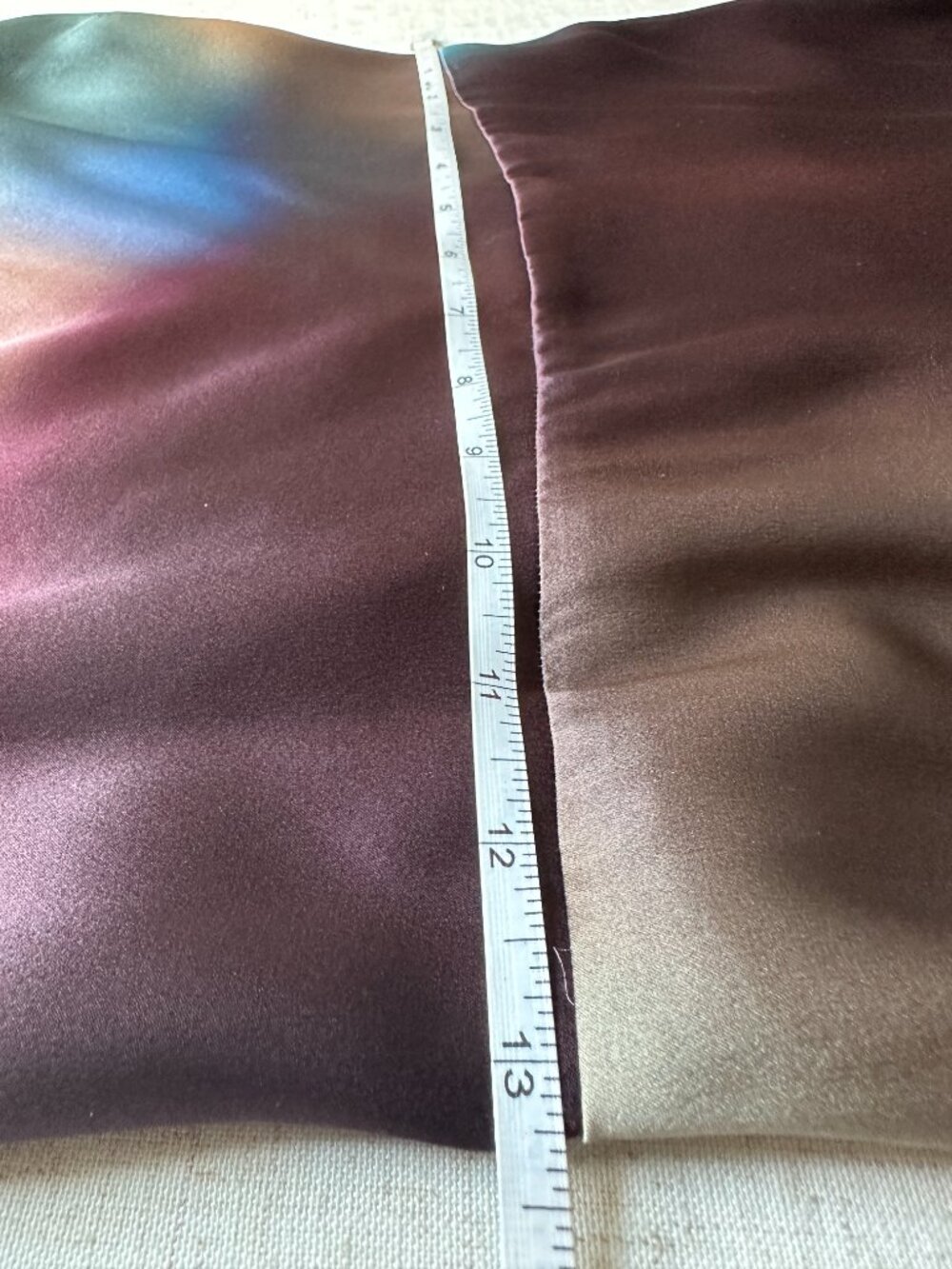 Reformation Frankie Silk Maxi Dress Blur Aura Abstract Print 6 - Picture 10 of 16